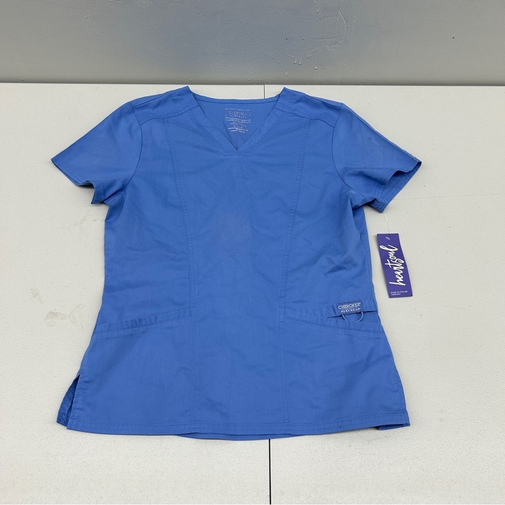 Cherokee Blue Fitted Short Sleeve T-Shirt